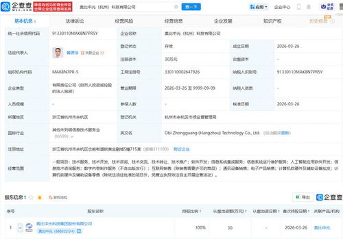 奧比中光杭州成立科技公司，加速AI技術服務布局
